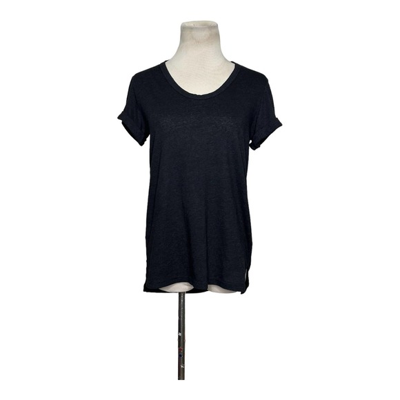 T.la dark gray short cuffed sleeves t shirt size small - Picture 8 of 8